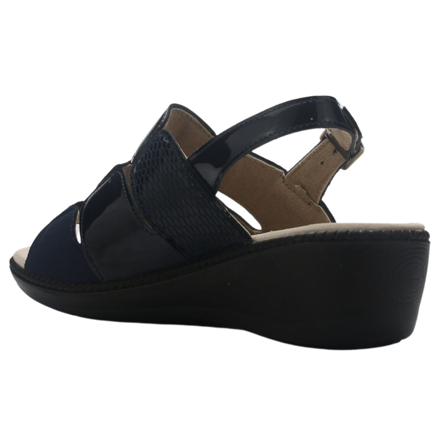 Sandalia Mujer Casual Azul Marino Chalada Lupe-85 image number 3.0